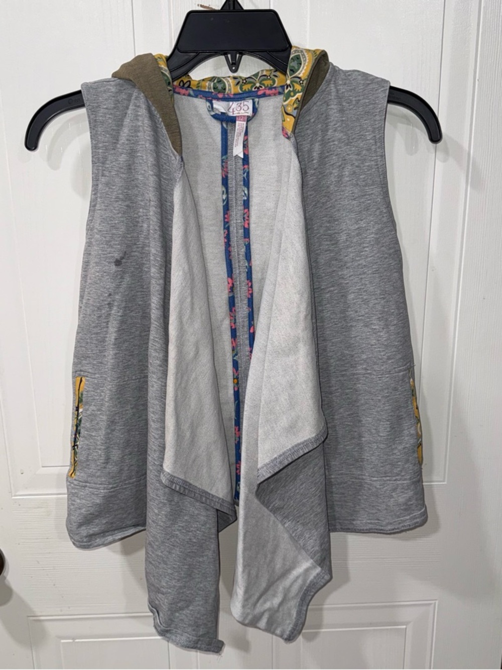 435 by Matilda Jane Clothing Girls Size 12 Fork in the Road Hooded Vest